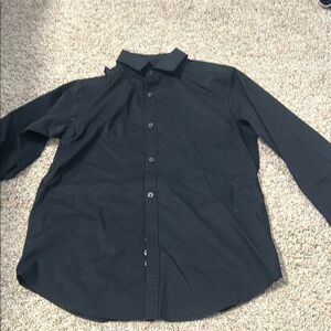 Van Heusen Boy’s Black Button Down Shirt